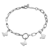 Women Butterfly Link Bracelets Stainless Steel - Bracelet - Aurora Tears